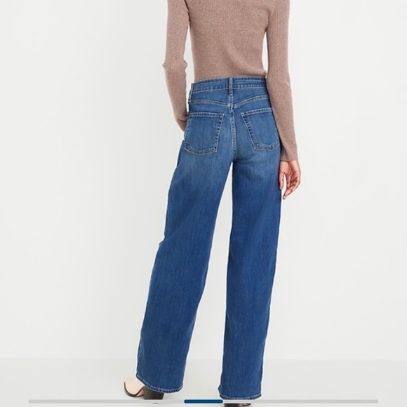 High Waisted Wide Leg Jeans - Picture 2 of 4